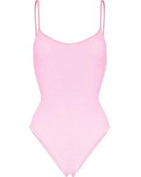 Hunza G - Pamela Crinkle Swimsuit - Lyst
