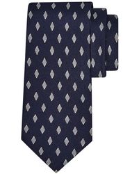 Ferragamo - Cravate En Soie Imprimée Micro Gancini - Lyst