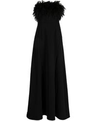 Rachel Gilbert - Linc Feather-embellished Strapless Gown - Lyst