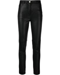 Blanca Vita - Schmale Hose Aus Faux-Leder - Lyst