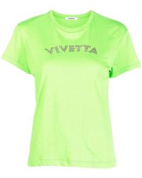 Vivetta - T-shirt Met Logo - Lyst