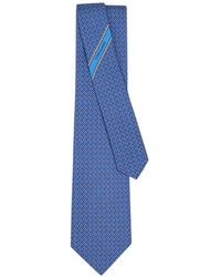 Ferragamo - Brackets Print Silk Tie - Lyst