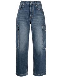 Stella McCartney - Cropped Cargo Jeans - Lyst
