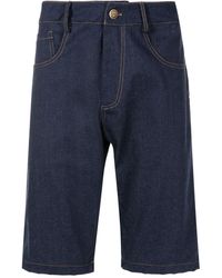 Amir Slama - X Mahaslama Jeans-Shorts mit Logo-Patch - Lyst