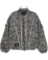 FIVE CM - Camouflage-Print Bomber Jacket - Lyst
