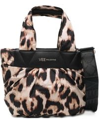 VEE COLLECTIVE - Tote Bag mit Leoparden-Print - Lyst