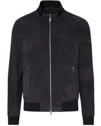Peuterey - Sands Suede Bomber Jacket - Lyst