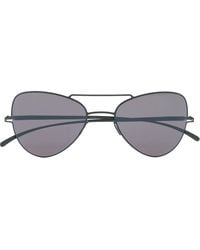 Mykita - X Maison Margiela Pilot-frame Sunglasses - Lyst