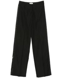 forte_forte - Pantalon De Costume À Détails Satinés - Lyst