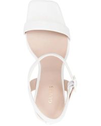 GUESS Damen Charmin Sandale – Elegante Pumps Mit Strass, Verstellbarem Knöchelriemen, 10,5 Cm Absatz, Gepolsterter Innensohle – Für Besondere Anlässe