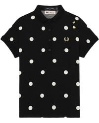 Fred Perry - Polka-Dot Polo Shirt - Lyst