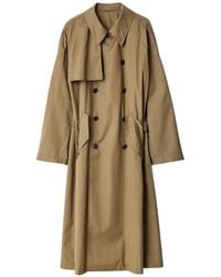 Lemaire - Leichter Trenchcoat Aus Wasserabweisendem Baumwoll-Gabardine - Lyst