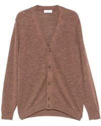 Jeordie's - V-Neck Button-Up Cardigan - Lyst