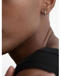 Monica Vinader - Riva Pavé Diamond Huggie Earrings - Lyst