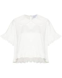 Ioana Ciolacu - Blusa Dahlia Con Ruches - Lyst