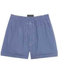 Brooks Brothers - Polka-Dot Cotton Boxers - Lyst