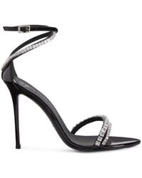 Giuseppe Zanotti - Abileene 90mm Crystal-embellished Sandals - Lyst