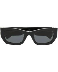 Miu Miu - Logo-Plaque Rectangular Sunglasses - Lyst