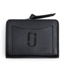 Marc Jacobs - The Mini Compact Portemonnee Met Logoprint - Lyst