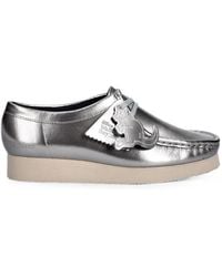 Clarks - Wallabees Metallic Loafers - Lyst