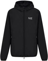 EA7 - Core Identity Jack Met Capuchon - Lyst