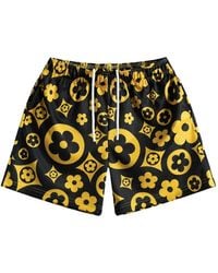 Bravest Studios - Flower-Print Mesh Track Shorts - Lyst