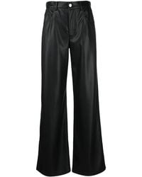 Philosophy Di Lorenzo Serafini - Straight-Leg Faux Leather Trousers - Lyst