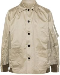 Sacai - パネル シャツジャケット - Lyst