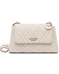 Guess - Gesteppte Isemay Satchel-Tasche - Lyst