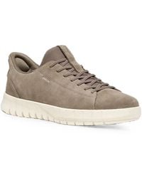 Geox - Suede Panelled Sneakers - Lyst