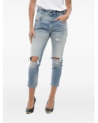 DIESEL - D-Fayza Distressed Jeans - Lyst