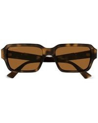 Gucci - Tortoiseshell-Effect Rectangle-Frame Sunglasses - Lyst