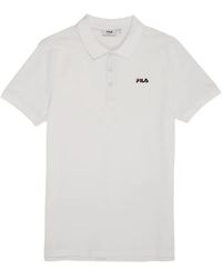 Fila - Logo-Embroidered Cotton Polo Shirt - Lyst