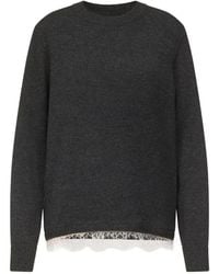Loulou de Saison - Arvo Lace-Trim Sweater - Lyst