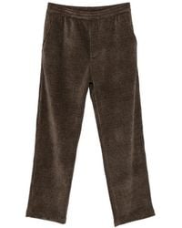 Hōsio - Pantalon En Velours Côtelé À Taille Élastique - Lyst