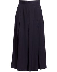 Elie Saab - Pinstriped Crepe Skirt - Lyst