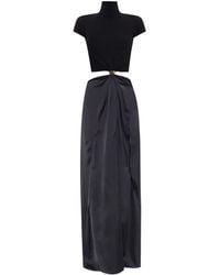 Sportmax - Cut-Out Maxi Dress - Lyst