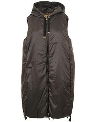 Max Mara - The Cube Hooded Sleeveless Coat - Lyst