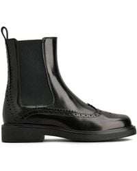 Tod's - Perforierte Stiefeletten - Lyst