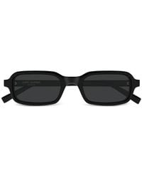 Saint Laurent - Rectangle-Frame Sunglasses - Lyst