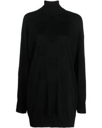 Moschino - Gebreide Mini-jurk - Lyst