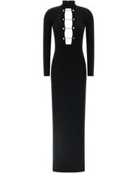 Elisabetta Franchi - Open-Back Maxi Dress - Lyst