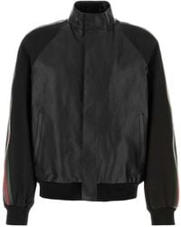Gucci - Chaqueta Bómber A Paneles Con Tribanda Web - Lyst