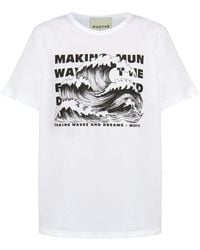 Munthe - Oban Organic-cotton T-shirt - Lyst