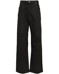 Rick Owens - Whiskering-effect Cropped Jeans - Lyst