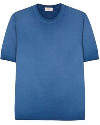 Altea - Short-sleeve Knitted T-shirt - Lyst