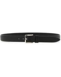 ZERBINI CLAUDIO - Ceinture En Cuir Lisse - Lyst