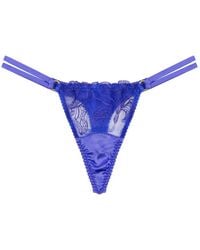 Fleur Of England - Iris Silk Thong - Lyst