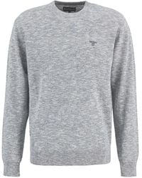 Barbour - Flaxby Linen Blend Sweater - Lyst