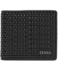 ZEGNA - Portemonnaie Mit Logo - Lyst